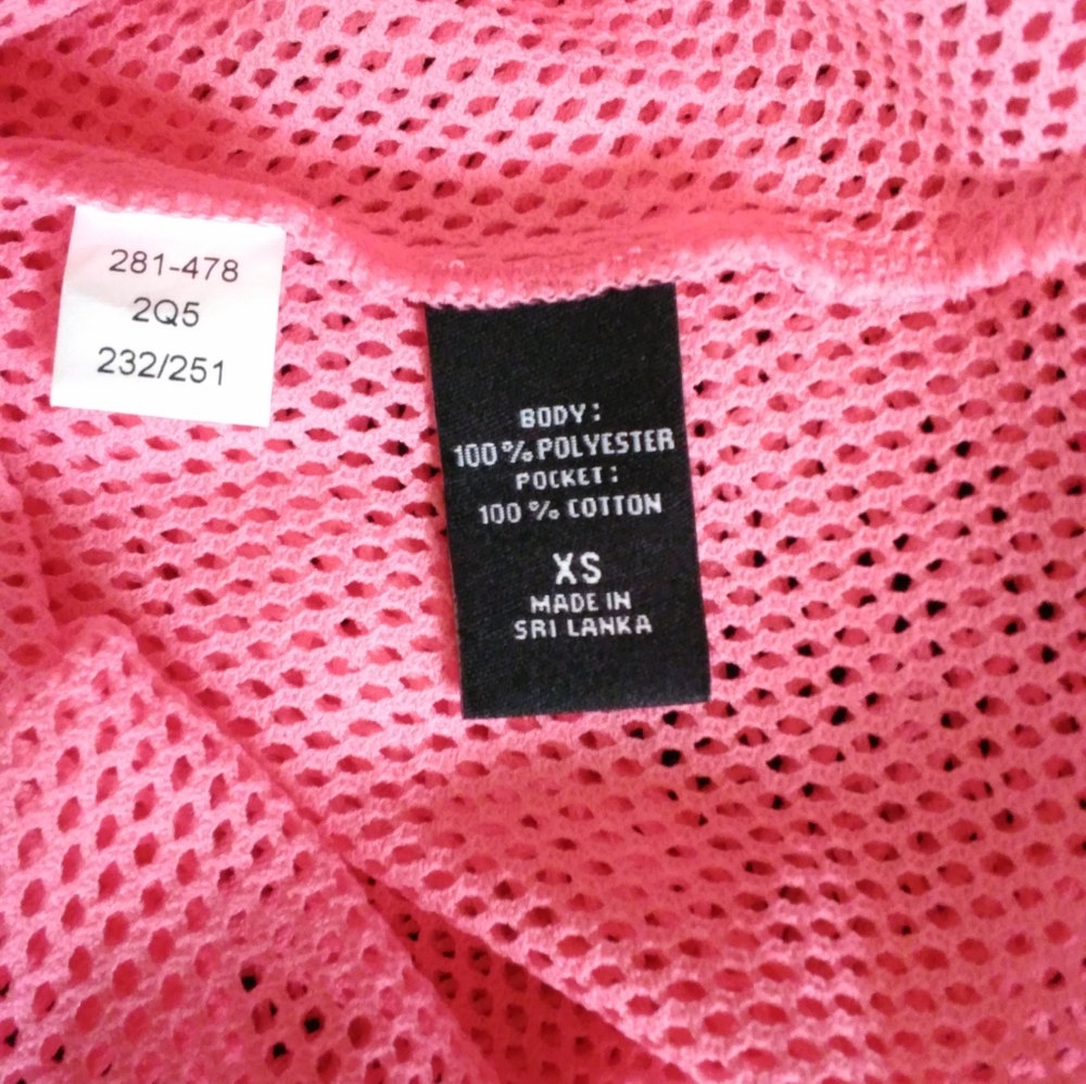 Pink Mesh Racerback Tank Top - Picture 3 of 7